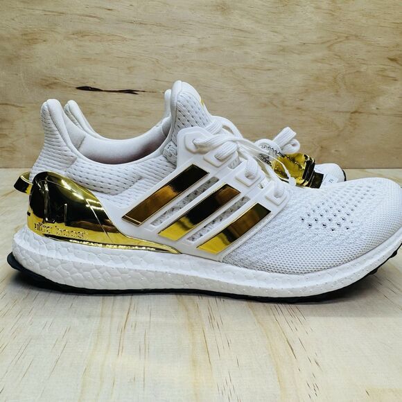 NEW Adidas X Fortnite Victory Crow Ultraboost White Gold Men\'s Shoes Sz 8 main image 10